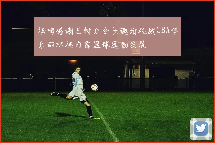 杨鸣感谢巴特尔会长邀请观战CBA俱乐部杯祝内蒙篮球蓬勃发展